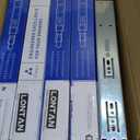 LONTAN 10 Pairs Soft Close Drawer Slides 12 Inch Drawer Guides 3 Fold Full Extension Ball Bearing Heavy Duty Drawer Slides, 100LB Capacity