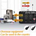 Cantonape 5000 Watt Voltage Converter Transformer - Heavy Duty Step Up/Down Convert from 110-120 Volt to 220-240 Volt and from 220-240 Volt to 110-120 Volt - Circuit Breaker Protection