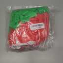 Women's Dress Costume With Pocket Hawaiian Red Dress Halloween Costume Cosplay Leaf Summer Dress (Red)