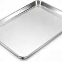 Stainless Steel Baking Sheet, Extra Large 20 x 14 Inch Heavy Duty Stainless Steel Cookie Sheet, Commercial Grade Nonstick Non-Toxic Baking Pan, Oven Tray for Roasting & Baking, Dishwasher Safe