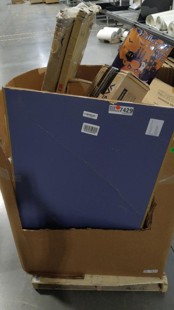 pallet of salvage items