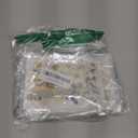 MIKIYA 90Pcs White Dried Pressed Flowers for Resin Molds, Real Natural Bulk Dry Floral Leaves for DIY Art Crafts, Epoxy Jewelry, Candle, Soap Making, Nails Decors Gifts