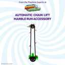 Marble Genius Automatic Chain Lift - Marble Run Accessory Add-On Set for Creating Exciting Mazes, Tracks, and Races - Endless Fun, and Creativity, Experience The Thrills of Marbles Racing