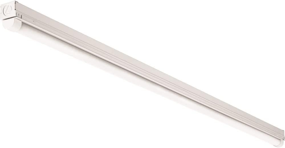 Lithonia Lighting 4ft Light Fixture, LED Strip Light, 120V, 4000K Cool White Light 4-Foot, 1-Light, White (MNSL L46 1LL 120V 40K 80CRI M6)