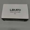 LEKATO MS1 Wireless in Ear Monitor System, 2.4GHz Stereo inEar Monitoring with Transmitter Receiver Clip On, One to Many, AutoPairing,Wireless IEM for Band Rehearsal,Studio, Church,Small Gigs