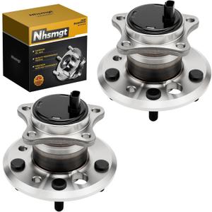 2X Rear Wheel Bearing Hub Assembly fit for Toyota Camry 2002-2011, Avalon 2005-2012, for Lexus ES350 2007-2012, Solara 2004-2008, Highlander 2001-03, ES330 ES300 with ABS 512207 512206 5lug