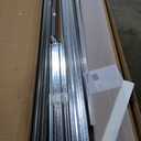 8 x 6 FT Outdoor Storage Shed, Metal Garden Tool Shed with Slooping Roof, Lockable Doors and Aluminum Frames, Easy to Assemble for Garden, Patio, Lawn, Black