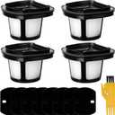 Improvedhand 2390A 2284W Vacuum Filter Replacement for Bi-ssell Pet Hair Eraser Filter Hand Vac 2390, 2389, 2284W Compare to Parts # 1614212 1614203 1614204, 4-Pack