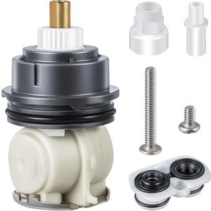 Enhon 1 Pack Shower Cartridge Replacement, RP46463 Cartridge Replacement Compatible with Delta Monitor 17 Series (2006 - Present) Dual Function Shower Faucet Valve, Including Seat and Spring Adapter Enhon 1 Pack Shower Cartridge Replacement, RP46463 Cartridge Replacement Compatible with Delta Monitor 17 Series (2006 - Present) Dual Function Shower Faucet Valve, Including Seat and Spring Adapter