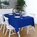 FOLINS&HOME Royal Blue Rectangle Tablecloth 52 x 70 Wrinkle Free Waterproof Polyester Table Cloths, Spillproof Heavy Duty and Washable Table Cover for Party, Banquet, Indoor Outdoor-Oblong/Rectangular