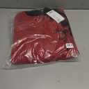 FOCO NFL Mens NFL Team Logo Wordmark Long Sleeve Hooded Button Up Shirt (Red, S)