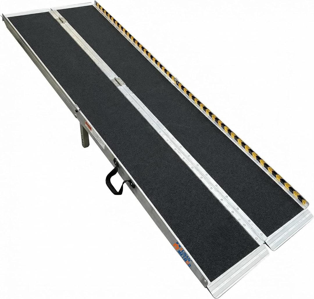 8FT Portable Wheelchair Ramp (Using 8-24''), 800LBS Capacity