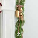 MEEDEE Rose Gold Velvet Ribbon 3/8 Inch Double Face Velvet Ribbon 2 Rolls 20 Yards Thin Ribbons for Ornaments, Gift Wrappig, Christmas Tree Decorations, Rustic Wreath, Winter Holiday Decor