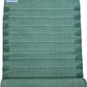 Jaipur art & Rugs Organic Cotton Yoga Mat - Eco-Friendly Hand-Woven Rug - Non Slip & Thick (24x72x5mm) for Everyday Fitness at Home - Comfortable Extra-Long (Light Green)
