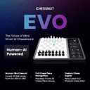 Chessnut Evo AI Chess Computer Built-in Maia Engine, Customizable Chess Bot, Full Piece Recognition, LED Lights Play Online on Major Chess Platforms Smart Electronic Chessboard