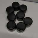 Houseables Cosmetic Containers With Lids, Black Jars, Lotion Container, 2 Oz Jars With Lids, Small Plastic Pot for Body Butter, Cream, Makeup, Powder, Body Scrub, Lip Scrub, Balm, Travel, Empty, 24 PK