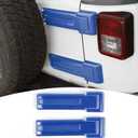 Tailgate Hinge Cover Trim Accessories for 2007-2018 Jeep Wrangler JK JKU & Unlimited (Blue)