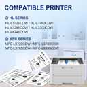 TEINO Compatible TN229XL Black Toner Cartridges Replacement for Brother TN229XL TN229 TN229XLBK TN 229 TN 229XL Toner for MFC-L3720CDW MFC-L3780CDW HL-L3220CDW HL-L3280CDW HL-L3300CDW Printer (2 Pack)