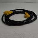 Camco Power Grip 25-Ft 30 Amp Camper/RV Extension Cord - Rated for 125V /3,750W - Features Heavy Duty 10-Gauge Copper Wire for Superior Conductivity & Coated w/Heat-Resilient PVC (55191)