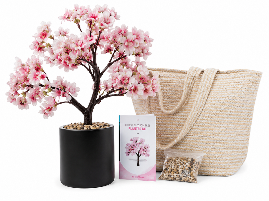 Artificial Cherry Blossom Planter Kit 