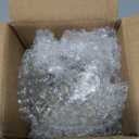 360Rotating Makeup Brushes holder with LidMake Up Organizers and Storage for Vanity Countertop or Bedroom DresserTransparent white