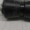 5 inch Boat Trailer Keel Roller with Bracket Assembly Kit Boat Trailer Roller Galvanized Steel Black Rubber