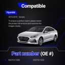 93570-C1000 Front Left Driver Side Power Window Door Lock Switch for 2015-2019 Hyundai Sonata Replaces# 93570C1000 18 PINS