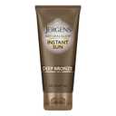 Jergens Natural Glow Instant Sun Tanning Moisturizer + Bronzer, Lightweight Sunless Tanning for NaturalLooking Color, Deep Bronze, 6 Oz