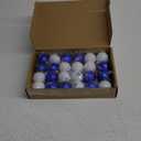 Barydat 24 Pcs Happy Hanukkah Ornament for Tree Balls Chanukah Hanging Ornaments Star of David Hanukkah Ornament Balls White Blue Jewish Menorah Ornaments for Xmas Tree Decoration(Stylish Style)