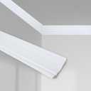 Hungbak 12 Pack Ceiling Crown Molding Trim for Home Decor, 56.7" Long x 3.6" Face