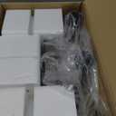 Brushed Nickel Bathroom Light Fixtures with Milk Glass Shades, Eye-Friendly 3 Light Vanity Lights for Bathroom, Vanity Lights with E26 Socket (Bulbs Not Included), for Mirror, Bedroom, Hallway