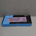 MageGee SKY98 Wireless Gasket Mechanical Gaming Keyboard, 96% Hot Swappable RGB Custom Creamy Keyboard with 5-Layer Sound Padding, BT/2.4G/USB-C, NKRO for Win/Mac (Pink & Black, Blue Whale Switch)