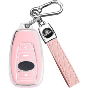 MILD EAST for Subaru Key fob Cover Case with Keychain, TPU Keys Case Shell Protector 4 Buttons fit for Subaru Outback Crosstrek Ascent Impreza Forester WRX BRZ Legacy