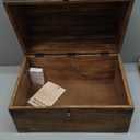 Nautical Cove Handmade Pirate Treasure Chest for Kids Prizes & Classroom with Lock and Skeleton Keys  Lockable Wooden Storage Chest Box, Pirate Decor, Decorative Wooden Box - X-Large 16x11x11