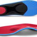 Orthotics Arch Support Metatarsalgia Insoles - Mortons Neuroma Inserts Relief Ball of Foot Pain - Orthopedic Insoles for Flat Feet - Shoe Inserts for Plantar Fasciitis (Red M)