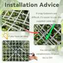 20"x20" (16P), Artificial Greenery Grass Wall Backdrop, UV-Anti