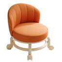 Rolling Stools with Wheels, Little Low Small Stools on Wheels with Backrest, Swivel Chair Stool, 360 Degree Rotating Low Stool, Short Roller Seat Chair for Home Office Garage Salon Kitchen