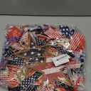 250th Anniversary Patriotic Wreath - Red White Blue Front Door Decor, 4th of July Memorial Day Wreath, All-Weather Farmhouse Outdoor Holiday Display