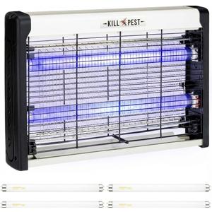 1PC Electric Bug Zapper Indoor Insect Killer with Replacements Bulbs 20W Blue Light Powerful 2800V Attract Fly and Mosquito Traps with Circuit No Load Protection Outdoor Plug in Pest Control