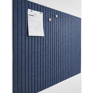 VIVELDA Large Bulletin Board 48"x36" - Office Wall Organizer, Replace Your Old Cork Boards for Walls for Office Decor -12-Pack Felt Wall Panels to Use in Home Office Decor, Classroom Decor (Indigo)