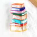 2 x Back to School Hair Clip for Women Girls, Orange Books Hair Claw Clips, Funny Book Hair Clips for Teachers Students Non Slip Hairpins School Opens Season Decor Hair Accessories