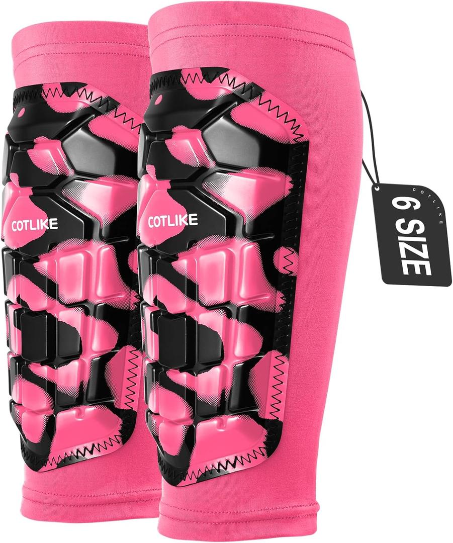 Soccer Shin Guards Kids Youth, Ski Shin Guard Sleeves for Boys Girls Adults Men Women, Protective Soccer Equipment for 2-18 Years Old Boys Girls, High Impact Resistant Breathable Comfortable, Medium