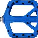 FIFTY-FIFTY Mountain Bike Pedals, Non-Slip MTB Nylon Composite, 9/16" Bicycle Pedals, Lightweight and Wide Flat Platform