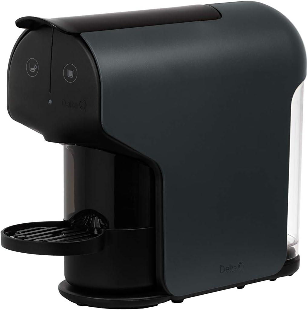Delta Q Quick Espresso Capsule Machine  Compact Size  Works ONLY with Delta Q Pods (Antracite)