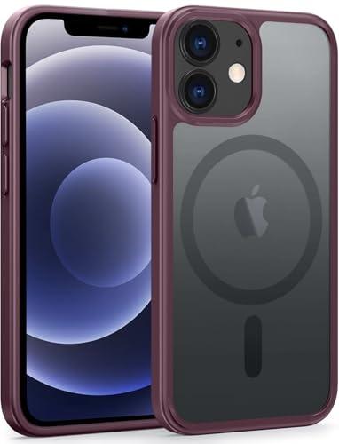 FNTCASE for iPhone 12 Phone Case: for iPhone 12 Pro Matte Textured Military Grade Drop Protection Translucent Cell Cover - Slim Durable Shockproof Protective Bumper