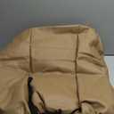 FH Group Classic PU Leather Split Bench Car Seat Cover  Universal Fit for Cars Trucks & SUVs (Solid Beige) (Rear Set)