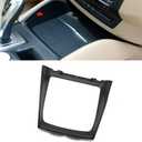 Compatible with BMW X5 E70/X6 E71, Front Console Cup Holder Cover Frame Center Console Roller Blind Decorative Panel Bezel Trim Replacement 51166956756 (Model B)