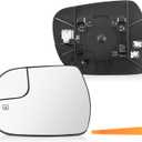 maXpeedingrods Driver Side Heated Mirror Glass Replacement for Toyota Sienna 2014 2015 2016 2017 2018 2019 2020, Right Side Rear View Mirror Glass 8790608080