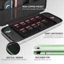 Henstar Carrying Case for Nintendo Switch 2 2025, Protective Hard Shell Portable Travel Case with 10 Game Card Slots, Large Volume Bundle Holder for Nintendo Switch 2 Accessories & Games, White