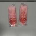 Mini Heart Shaped Dessert Cups with Spoons 2.7 oz Valentine Day Plastic Appetizer Cup Clear Disposable Reusable Heart Shaped Bowl for Valentine Wedding Party Cakes Ice Cream(Pink,40 Set)